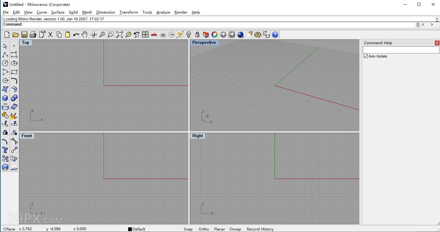 犀牛4.0【Rhino4.0破解版】英文破解版下载和安装教程