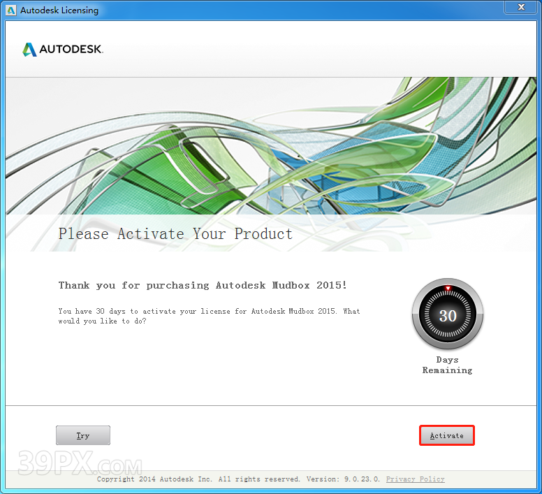 Mudbox 2015 中/英文破解版安装包下载与安装方法