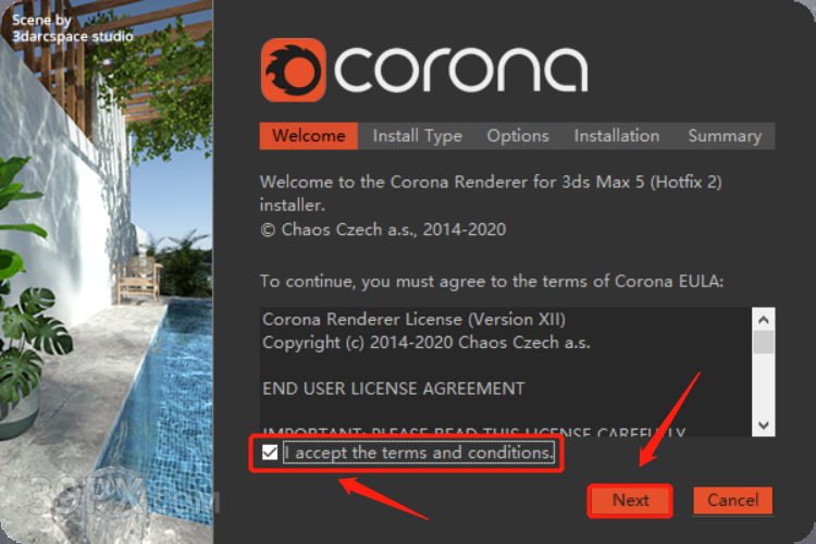 CR5.0渲染器 Corona 5.0  for 3ds Max(2013~2021)中/英文版下载和安装教程