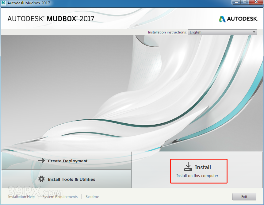 Mudbox 2017 中文破解版安装包下载与安装方法