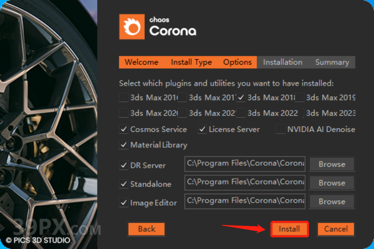 CR9.1渲染器 Corona 9.1 for 3ds Max中/英文版下载和安装教程