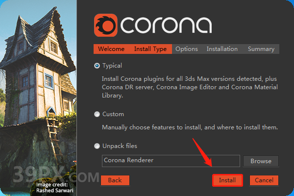 CR6.0渲染器 Corona 6.0  for 3ds Max（2014/2016/2018/2020/2021）中/英文版下载和安装教程