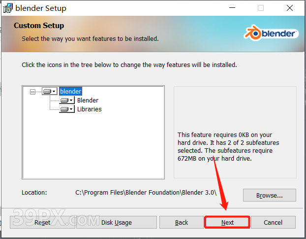 Blender 3.0 简体中文版安装包下载与安装方法
