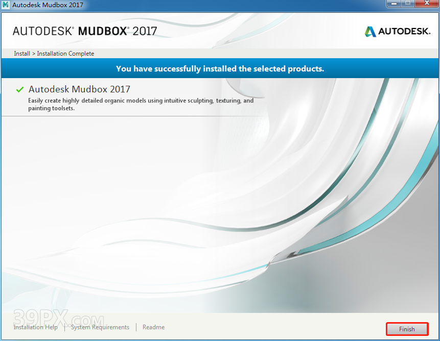 Mudbox 2017 中文破解版安装包下载与安装方法