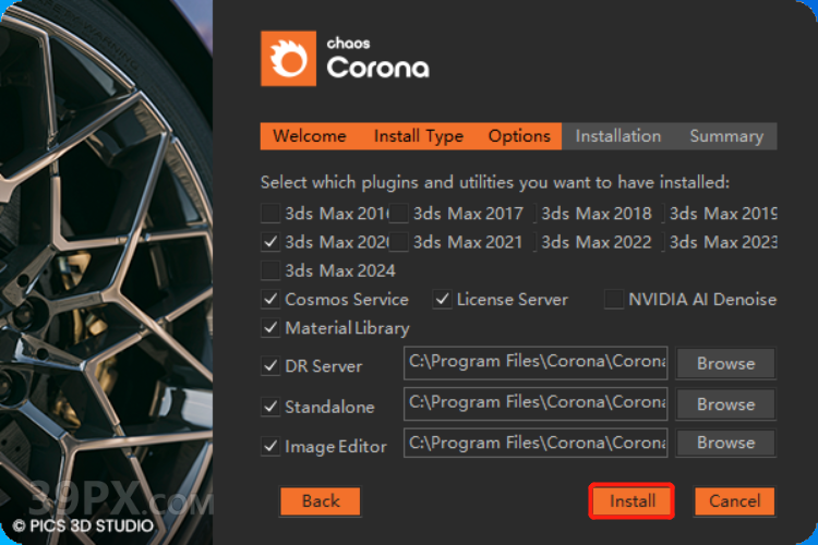 CR9.2渲染器 Corona 9.2 for 3ds Max中/英文版下载和安装教程