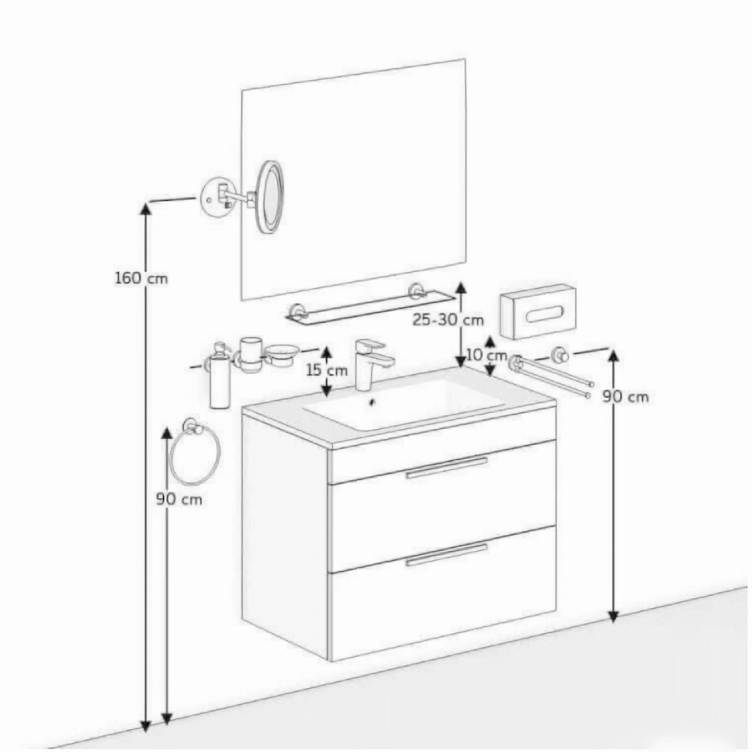 640-19 室内设计师必知的人体工程学尺寸(卫生间篇)