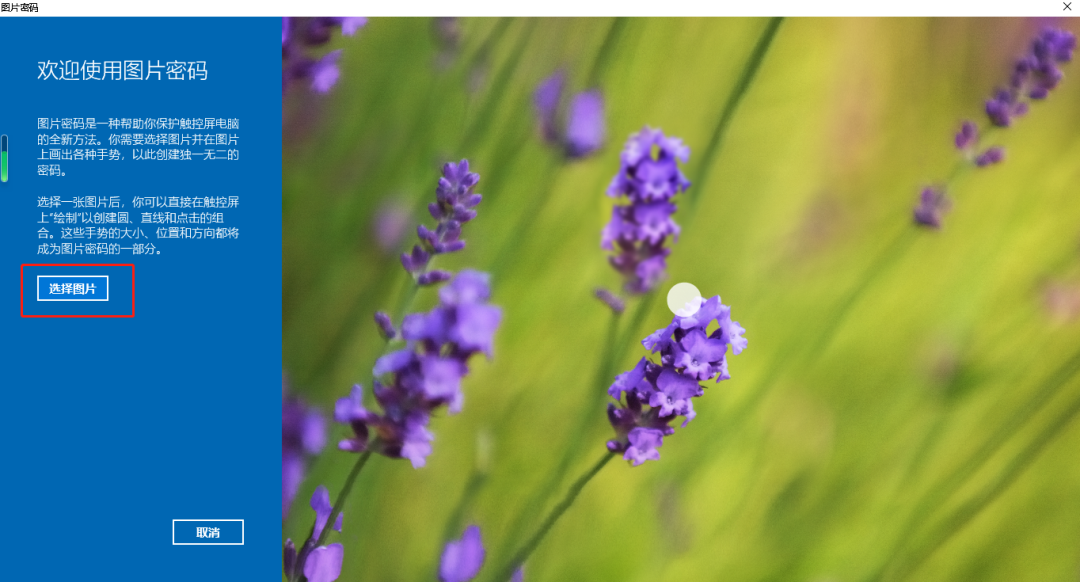 Windows系统如何设置图片开机密码？