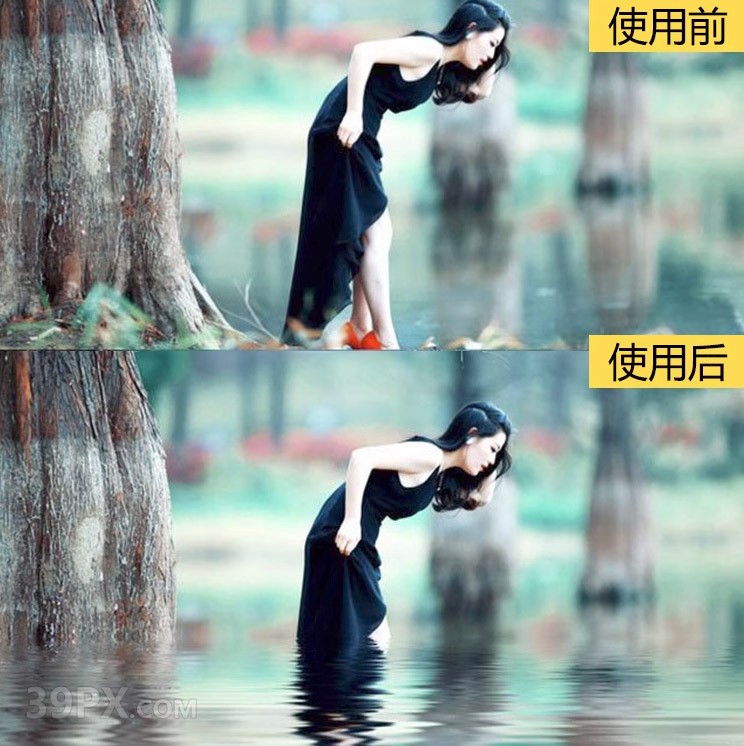 PS插件水波纹倒影滤镜插件Flood 特效果水面素材win+mac