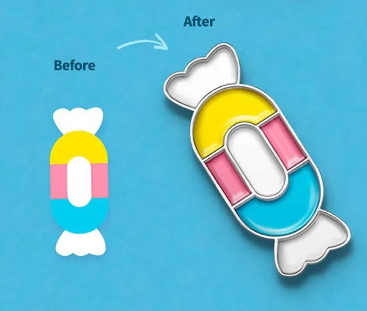 ps插件珐琅烤漆质感徽章样机生成器(Win/Mac/含教程)