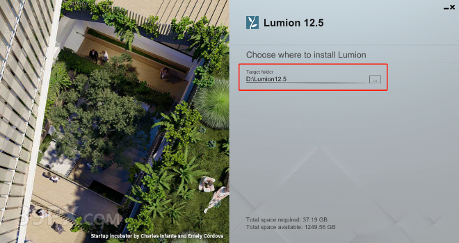 Lumion 12.5 软件安装包下载和安装教程