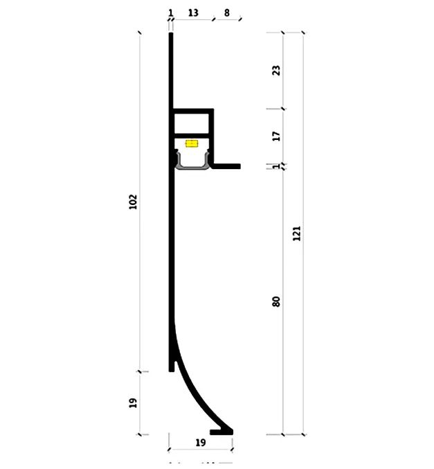 发光踢脚线是怎么做的？
