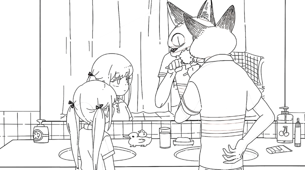 PS卡通动漫图片转线稿动作插件/一键转线稿效果/支持WINMAC