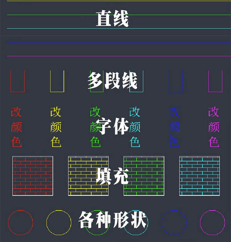 CAD转色改色颜色插件批量快速改图修改线性线形CAD实用小插件