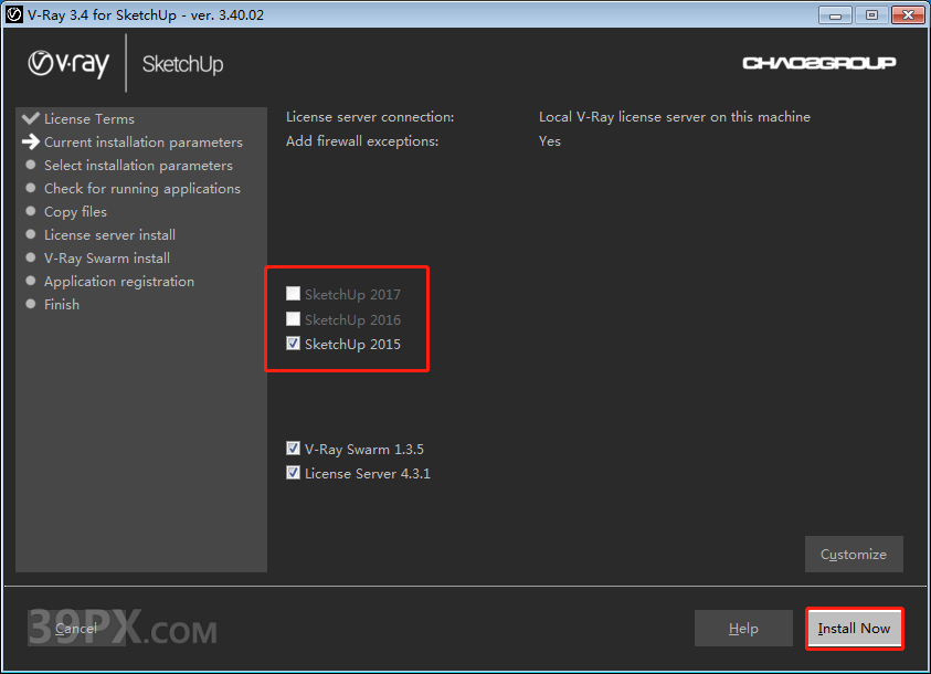 Vray Next 3.4 For SketchUp(2015~2017)渲染器中文汉化版下载与安装方教程