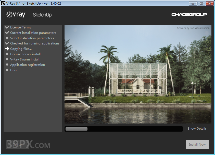Vray Next 3.4 For SketchUp(2015~2017)渲染器中文汉化版下载与安装方教程