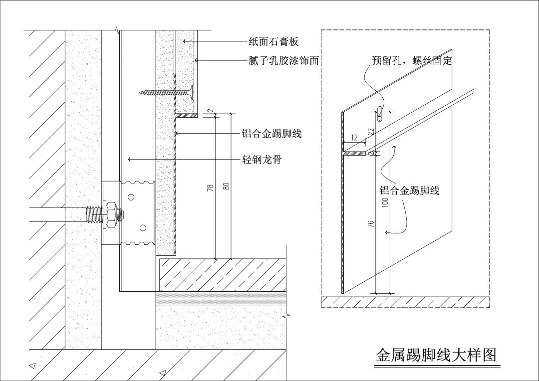 640-30 分享9种金属线条收口节点图