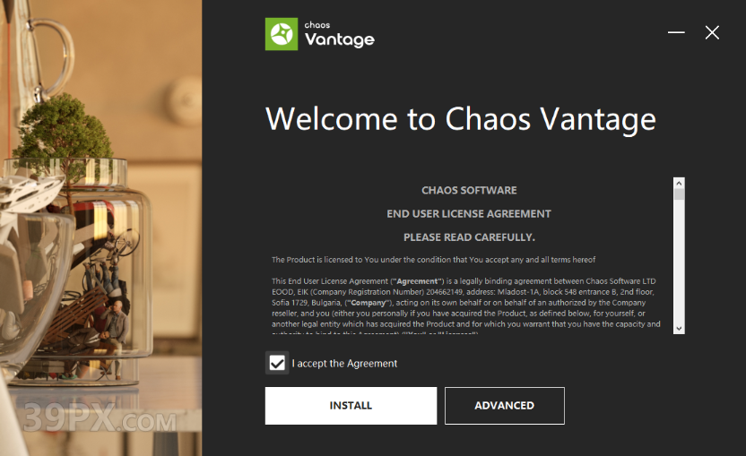 Chaos Vantage v2.0 中文汉化破解版【实时光线追踪预览软件】安装包下载与安装教程
