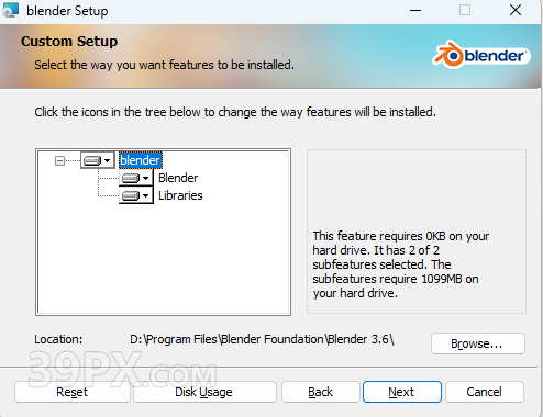 Blender 3.6.1 简体中文版安装包下载与安装方法