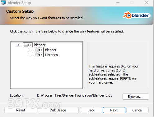 Blender 3.6.1 简体中文版安装包下载与安装方法