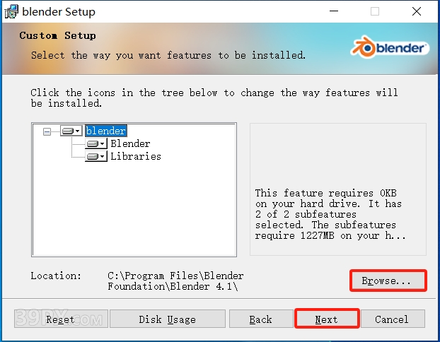 Blender 4.1.0 简体中文版安装包下载与安装方法