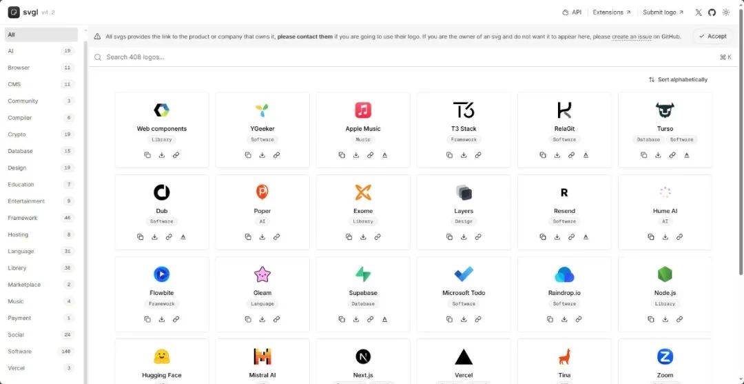 设计最爱，400+ 的开源免费 SVG 素材宝库