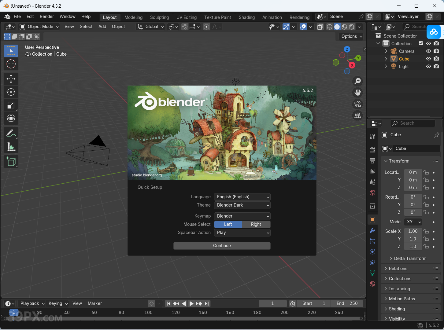 Blender v4.3.2 中文版 | 官方安装版下载