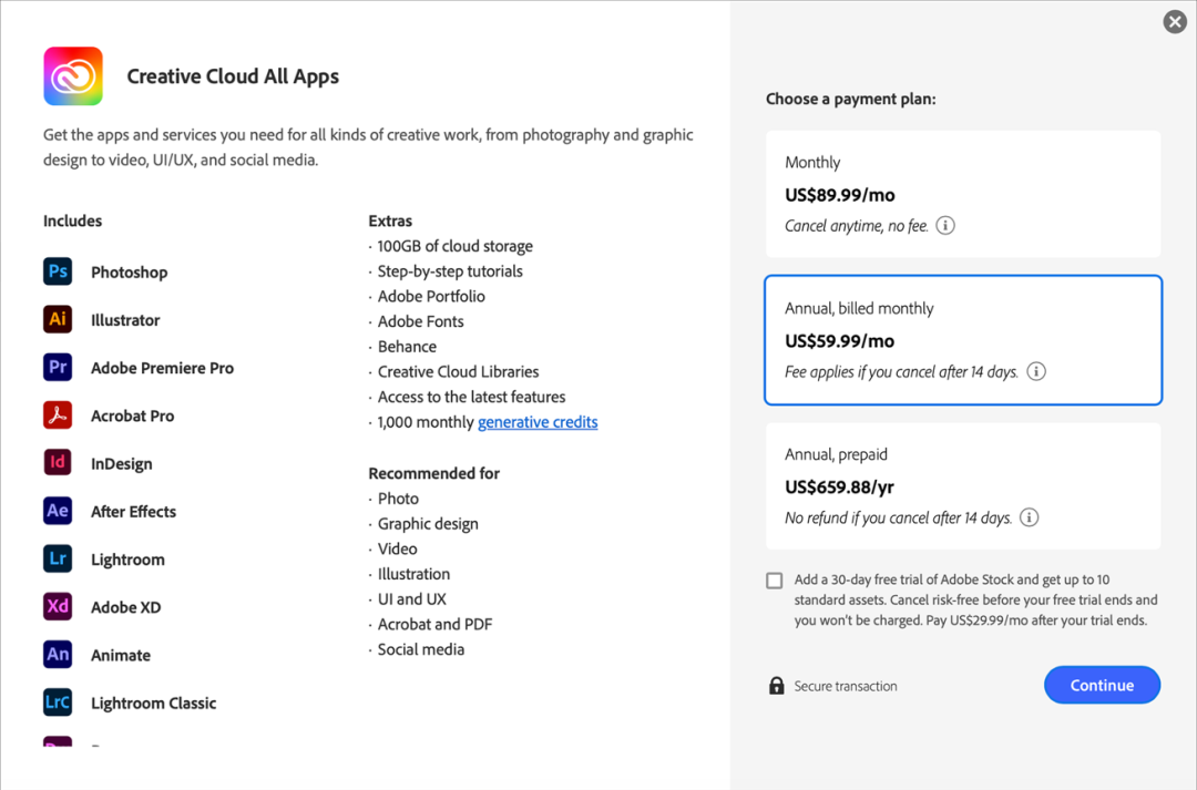 640-15 Adobe 涨价和不幸的 Creative Cloud 计划变更