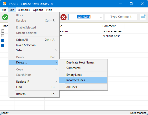 3303ae4330a86c72f3f7aa6be30ba796 Bluelife hosts editör 主机编辑器 v1.5