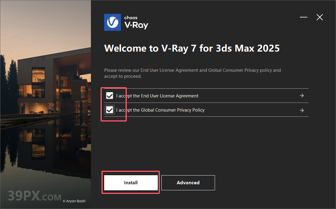 VR7.2 渲染器VRay7.2002 For max(2021~2026)官方中/英文版下载和安装教程