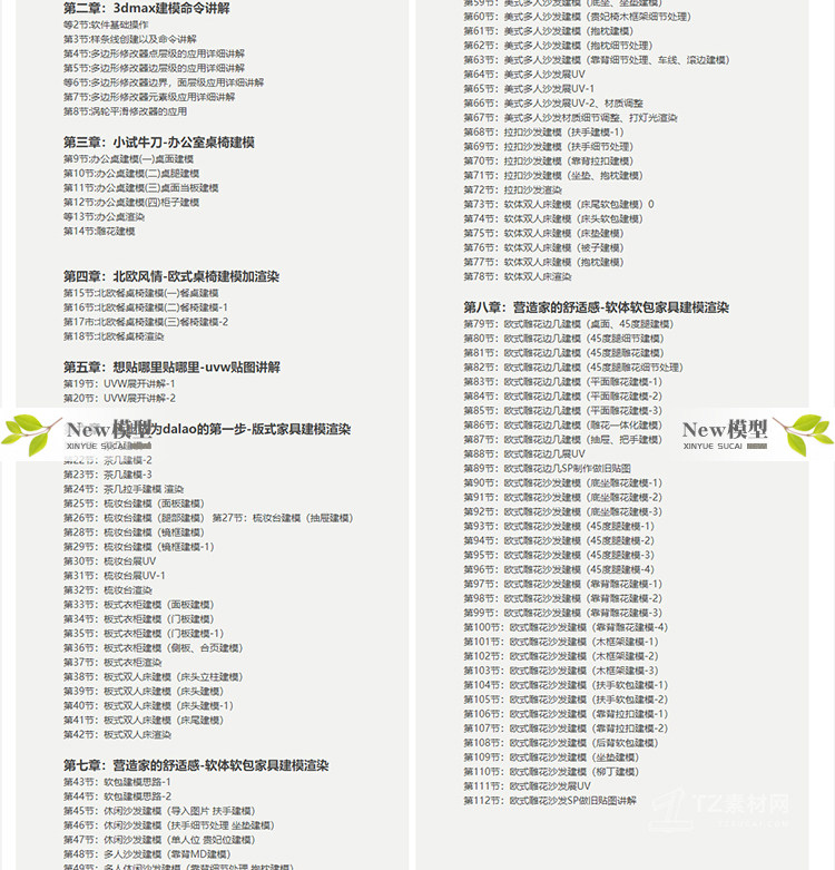 O1CN0162ecNl1Xjj1f2bFkq_1941722960 3DSmax家具建模宝典-零基础入门到精通 详细模块式教程