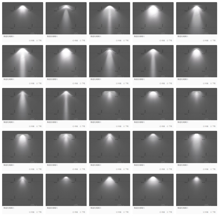 IES灯光enscape光域网插件文件筒灯射灯壁灯室内ens草图大师素材