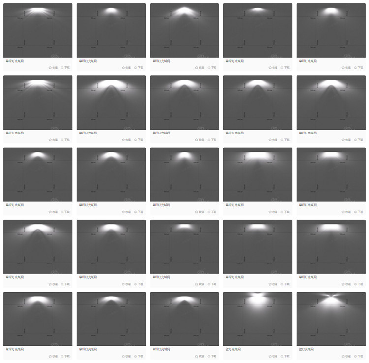 IES灯光enscape光域网插件文件筒灯射灯壁灯室内ens草图大师素材