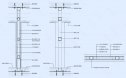 钢架墙节点图（竖剖+横剖）
