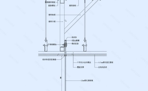 挡烟垂壁天花节点图