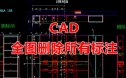 CAD全图删除所有标注（命令deldims）