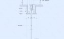 电动玻璃移门节点大样图（横剖/竖剖）