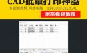 新版CAD批量打印神器支持多文档打印多种图框选择的批量打印插件
